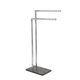Marble Freestanding Towel Rack for Bathroom Storage