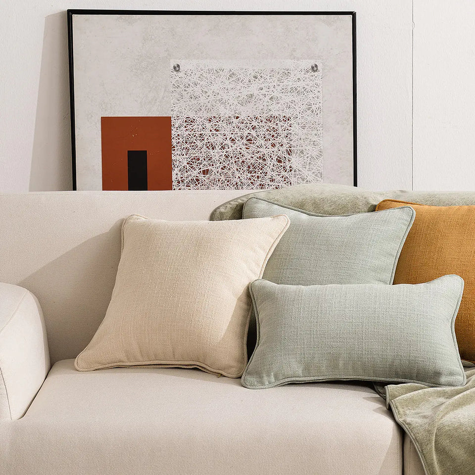 Solid Color Cushion Covers for Sofa and Car (Wholesale)