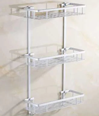 Bathroom Storage Rack, Space Saver Triangle Shelf