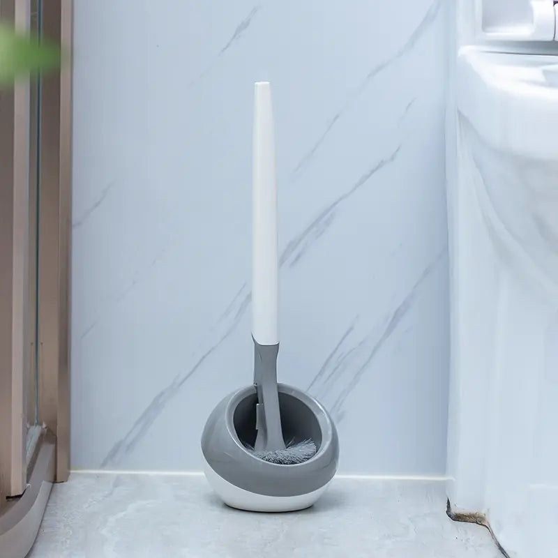 Toilet Brush Cleaning Set with Base for Home Use