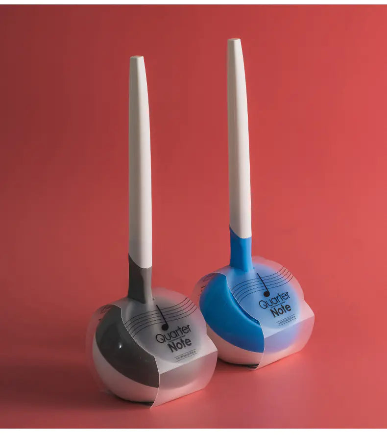 Toilet Brush Cleaning Set with Base for Home Use