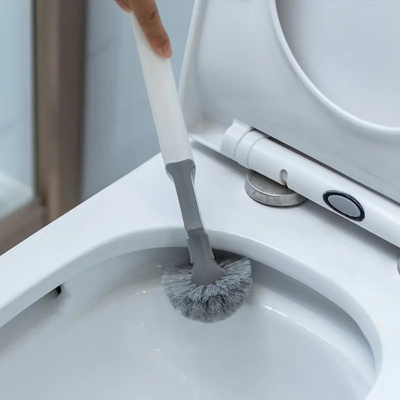 Toilet Brush Cleaning Set with Base for Home Use