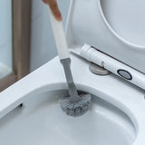 Toilet Brush Cleaning Set with Base for Home Use