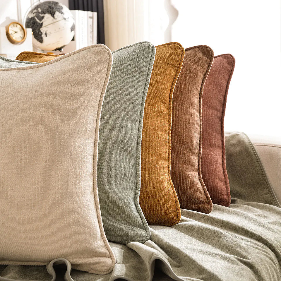 Solid Color Cushion Covers for Sofa and Car (Wholesale)