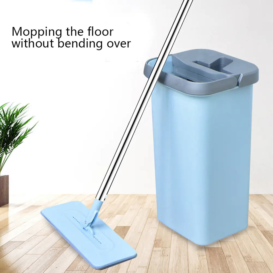 Self-Cleaning Flat Mop for Home Use (Wet & Dry)