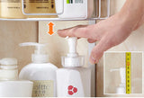 Bathroom Storage Rack, Space Saver Triangle Shelf
